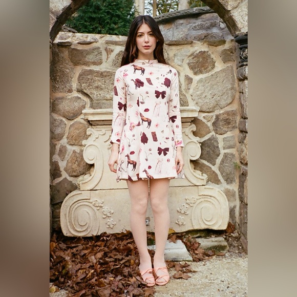Samantha Pleet passion mini dress in collage print - Picture 1 of 12